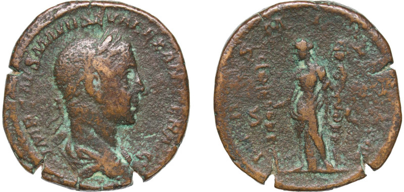 Rome Roman Empire 222 - 231 AE Sestertius - Severus Alexander (FIDES MILITVM S C...