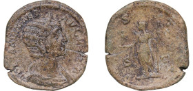 Rome Roman Empire 222 - 235 AE Sestertius - Julia Mamaea (VESTA S C; Vesta) Bronze Rome Mint 17.33g VF RIC IV.2 708 OCRE ric.4.sa.708
