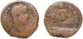 Rome Roman Empire 383 - 388 AE Maiorina - Theodosius I (REPARATIO REPVB) Bronze Thessalonica Mint 6.2g VF RIC IX 37d OCRE ric.9.thes.37D