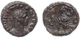 Rome Roman Empire Roman provinces, Egypt 276-277 L B AE Tetradrachm - Probus (Eagle Head Right) Silver plated copper Alexandria Mint 8g XF Emmett 3984