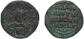 Byzantine states Byzantine Empire ND (1020-1028) AE Follis - Anonymous Class A3 Copper Constantinopolis Mint 10.65g VF BCV 1818