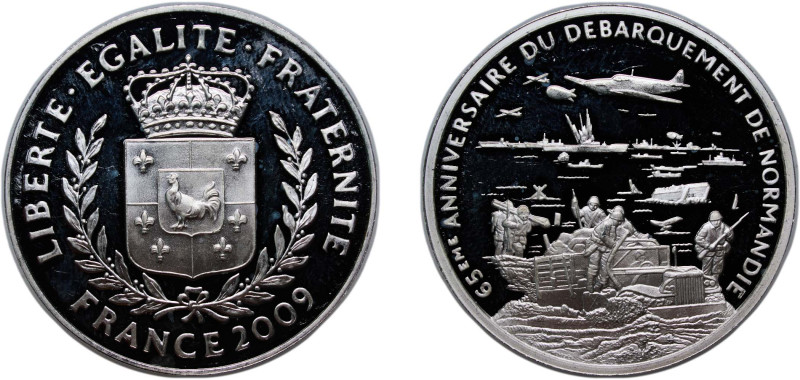 France Fifth Republic 2009 Medal - Débarquement de Normandie, Le débarquement su...