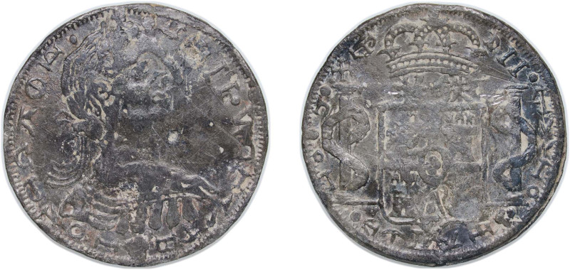 Mexico ND 8 Reales - Carlos III (Fantasy Southeast Asia XX Century) Tin 14.03g V...