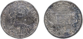 Mexico ND 8 Reales - Carlos III (Fantasy Southeast Asia XX Century) Tin 14.03g VF