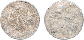 Mexico Federal Republic 1860 Zs MO 8 Reales Silver (.903) Zacatecas Mint 26.16g VF Chopmarked KM 377.13
