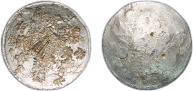 Mexico Federal Republic 1871 Do P 1 Peso Silver (.903) Durango Mint (427000) 26.33g VF Chopmarked KM 408.2