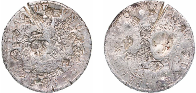 Mexico Spanish colony 1752 Mo MF 8 Reales - Fernando VI Silver (.917) Mexico Cit...