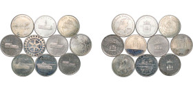 Netherlands Kingdom 20th-21th Century Medal (10 Lots) Copper-nickel XF