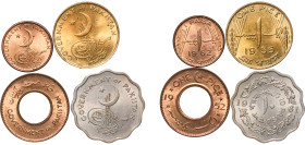 Pakistan Islamic Republic 1952-1962 1 & 10 Paisa (4 Lots) UNC