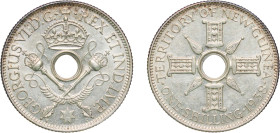 Papua New Guinea Australian Territory 1938 1 Shilling - George VI Silver (.925) Melbourne Mint (3400000) 5.38g UNC KM 8 Schön 10