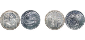 Portugal Third Republic 1995-2001 500 Escudos (2 Lots) Silver Lisbon Mint 14g UNC