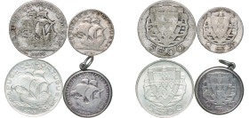 Portugal Second Republic 1940-1947 Escudos (4 Lots) Weight all 20.68g Silver (.650) Lisbon Mint VF