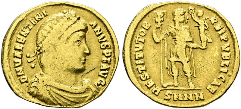 Kaiserzeit. Valentinianus I. 364-375 

Solidus 364/367 -Nicomedia-. D N VALENT...
