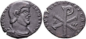 Kaiserzeit. Decentius Caesar 350/1-353 

Doppelmaiorina (Follis) Anfang 353 -Treveri-. 1. oder 2. Offizin. D N DECENTIVS FORT CAES. Bloße drapierte ...