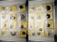 Ca. 65 Stücke: antike GRIECHEN und RÖMER, dabei verschiedene Denare, Antoniniane und Bronze­münzen aus Rom von der Republik bis zum 4. Jh. n.Chr. sowi...