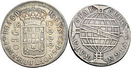 Brasilien. Johann VI. Prinzregent und König 1799-1822 

Lot (2 Stücke): 960 Reis 1814 und 1817 -Rio de Janeiro-. KM 307.3. feine Patina, leichte Übe...