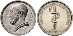 Frankreich-Königreich. Napoleon I. 1804-1815 

Silberne Prämienmedaille 1809 von Gallé, der Medizinischen Fakultät der Universität Paris. Büste des ...