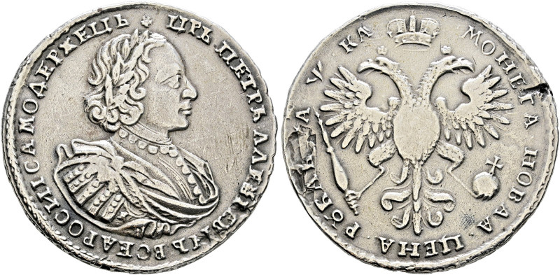 Russland. Peter I. 1682/1689-1725 

Rubel 1721 -Moskau, Kadaschewsky Münzhof-....