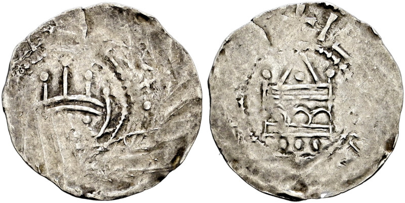 Schweiz-Zürich, königliche Münzstätte. Konrad II. 1024/27-1039 

Denar (Dünnpf...