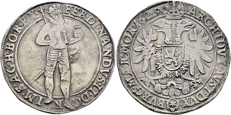 Haus Habsburg. Ferdinand II. 1592/1619-1637 

Taler 1629 -Kuttenberg-. Münzmei...