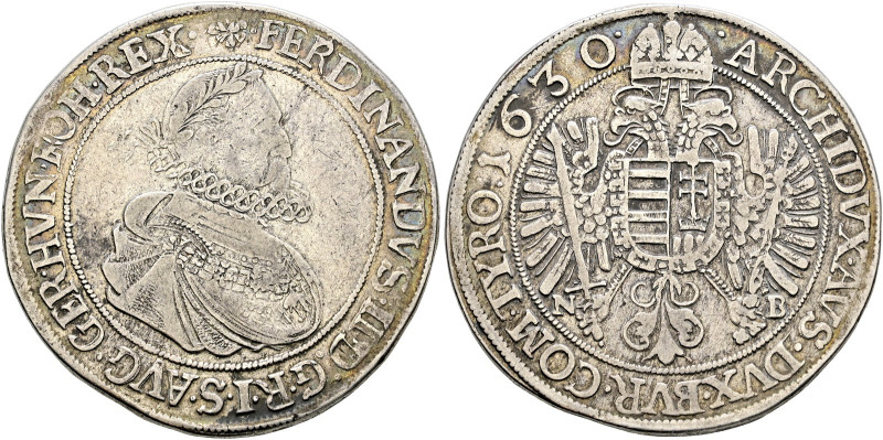 Haus Habsburg. Ferdinand II. 1592/1619-1637 

Taler 1630 -Nagybanya-. Her. 583...