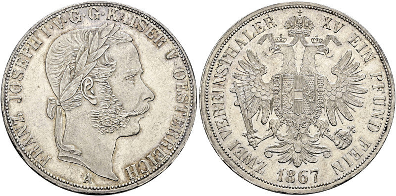 Haus Österreich. Franz Josef I., Kaiser von Österreich 1848-1916 

Doppelter V...