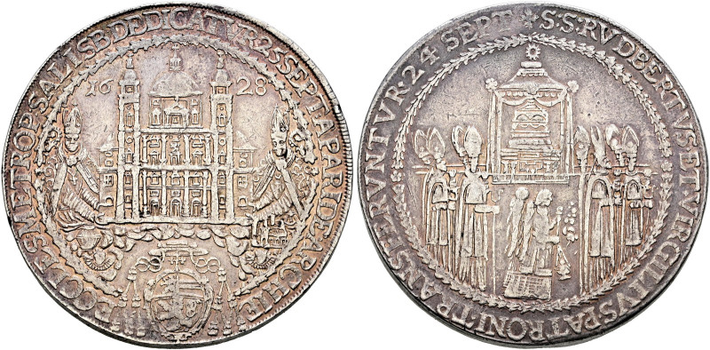 Salzburg, Erzbistum. Paris Graf von Lodron 1619-1653 

Dicker Doppeltaler 1628...