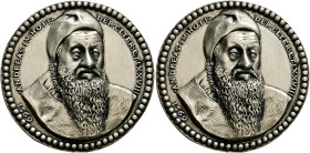 Nürnberg. Porträtmedaillen von der Renaissance bis zum Klassizismus. 

Einseitige Silbermedaille 1569 von Valentin Maler, auf Andres I. Imhoff. ANDR...