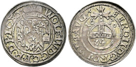 Ravensberg, Grafschaft. Wolfgang Wilhelm von Pfalz-Neuburg 1623-1647 

1/24 Taler (Guter Groschen) 1630 -Bielefeld-. Mit Titulatur Kaiser Ferdinand ...