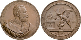Stuttgart-Stadt. Sammlung Hartmut Schulz 

Bronzemedaille, sogen. "Mitarbeitermedaille" 1896 von Mayer und Wilhelm, der Ausstellung für Elektro­tech...