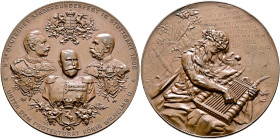 Stuttgart-Stadt. Sammlung Hartmut Schulz 

Bronzemedaille 1896 von K. Schäfer (bei Mayer und Wilhelm nach einem Modell von H. Dürrich), auf das 5. D...