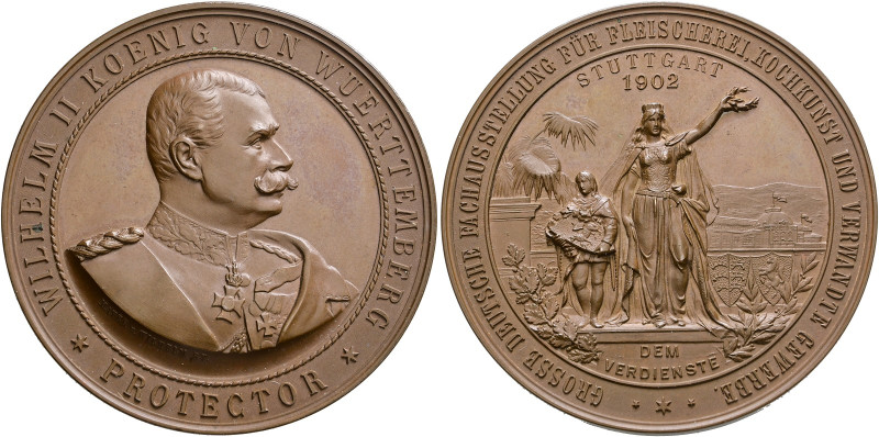 Stuttgart-Stadt. Sammlung Hartmut Schulz 

Bronzene Prämienmedaille 1902 von M...