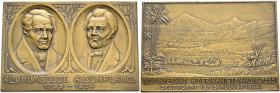 Stuttgart-Stadt. Sammlung Hartmut Schulz 

Bronzeplakette 1904 von Mayer und Wilhelm, auf den 14. Internationalen Amerikanisten-Kongress in Stuttgar...