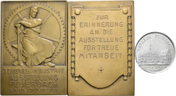 Stuttgart-Stadt. Sammlung Hartmut Schulz 

Lot (3 Stücke): Prägungen zur Gewerbe- und Industrieausstellung Feuerbach im Jahre 1912 von Mayer und Wil...