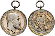 Stuttgart-Stadt. SCHÜTZENMEDAILLEN. Sammlung Hartmut Schulz 

Tragbare Silbermedaille 1892 von K. Schwenzer, auf das Festschießen der Stuttgarter Sc...
