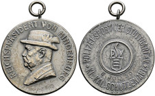Stuttgart-Stadt. SCHÜTZENMEDAILLEN. Sammlung Hartmut Schulz 

Tragbare, mattierte Silbermedaille 1930 von Mayer und Wilhelm, auf das Schießen der Kl...