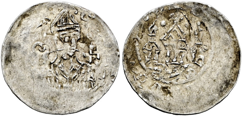 Würzburg-Bistum. Gottfried von Spitzenberg-Helfenstein 1186-1190 

Pfennig vor...