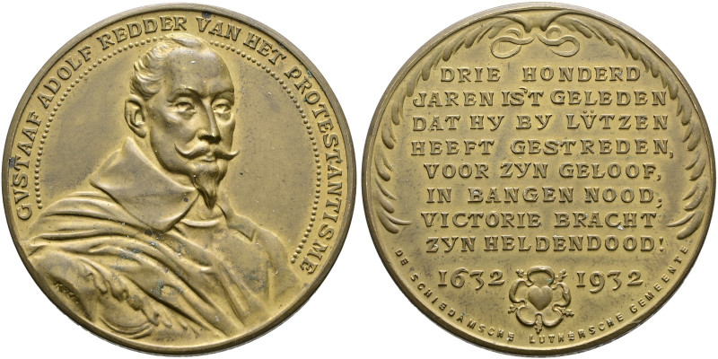 Medailleure. Goetz, Karl (1875-1950). 

Mattierte Bronzemedaille 1932. Auf den...