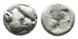 LESBOS. Unattributed early mint. Circa 500-450 BC. Confronted heads of two boars. Rev. Quadripartite incuse square,

Condition: Very Fine

Weight:...