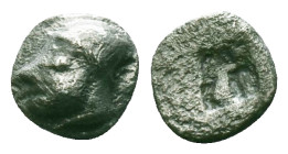 Greek Obol, Ca. 5th-3rd Century BC. AR.

Reference:

Condition: Very Fine

Weight: 0.23 gr.
Diameter: 5.8 mm