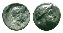 Greek Coins, 4th - 1st century B.C. AE

Reference :
Condition: Very Fine



Weight: 0.52 gr.
Diameter: 8.5 mm