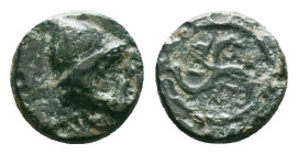 Greek Coins, 4th - 1st century B.C. AE

Reference :
Condition: Very Fine



Weight: 0.89 gr.
Diameter: 9.1 mm
