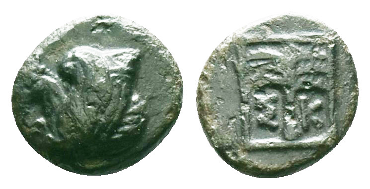 Greek
TROAS, Skepsis (Circa 400-310 BC).
AE Bronze
Forepart of Pegasos right / P...