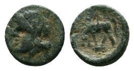 Greek Coins, 4th - 1st century B.C. AE

Reference :
Condition: Very Fine



Weight: 0.70 gr.
Diameter: 9.0 mm