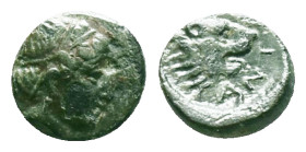 Greek Coins, 4th - 1st century B.C. AE

Reference :
Condition: Very Fine



Weight: 0.74 gr.
Diameter: 8.3 mm