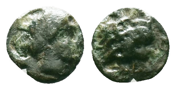 GREEK
TROAS. Antandros (4th-3rd centuries BC.) AE.
Obv: Laureate head of Apollo ...