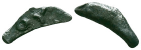 Greek
SKYTHIA, Olbia. Circa 437-410 BC. Cast Æ . Dolphin left / ΘY on flat surface.

Condition: Very Fine

Weight: 1.75 gr.
Diameter: 25.3 mm