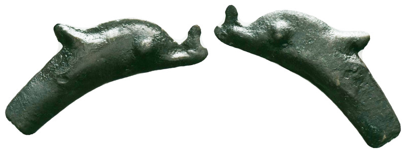 Greek
SKYTHIA. Olbia. AE Dolphin, ca. 5th-4th Century B.C.

Condition: Very Fine...