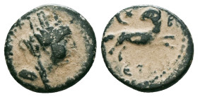 Greek Coins
Syria. Seleucis and Pieria. AE 18. 54-68 AD. Antioch on the Orontes. Time of Nero. Dated Year 105 of the Caesarean Era (AD 56/7). (Sng Cop...