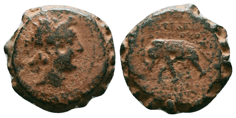 Greek
SELEUKID KINGS OF SYRIA. Antiochos VI Dionysos, 144-142 BC. AE, Antiochia ...